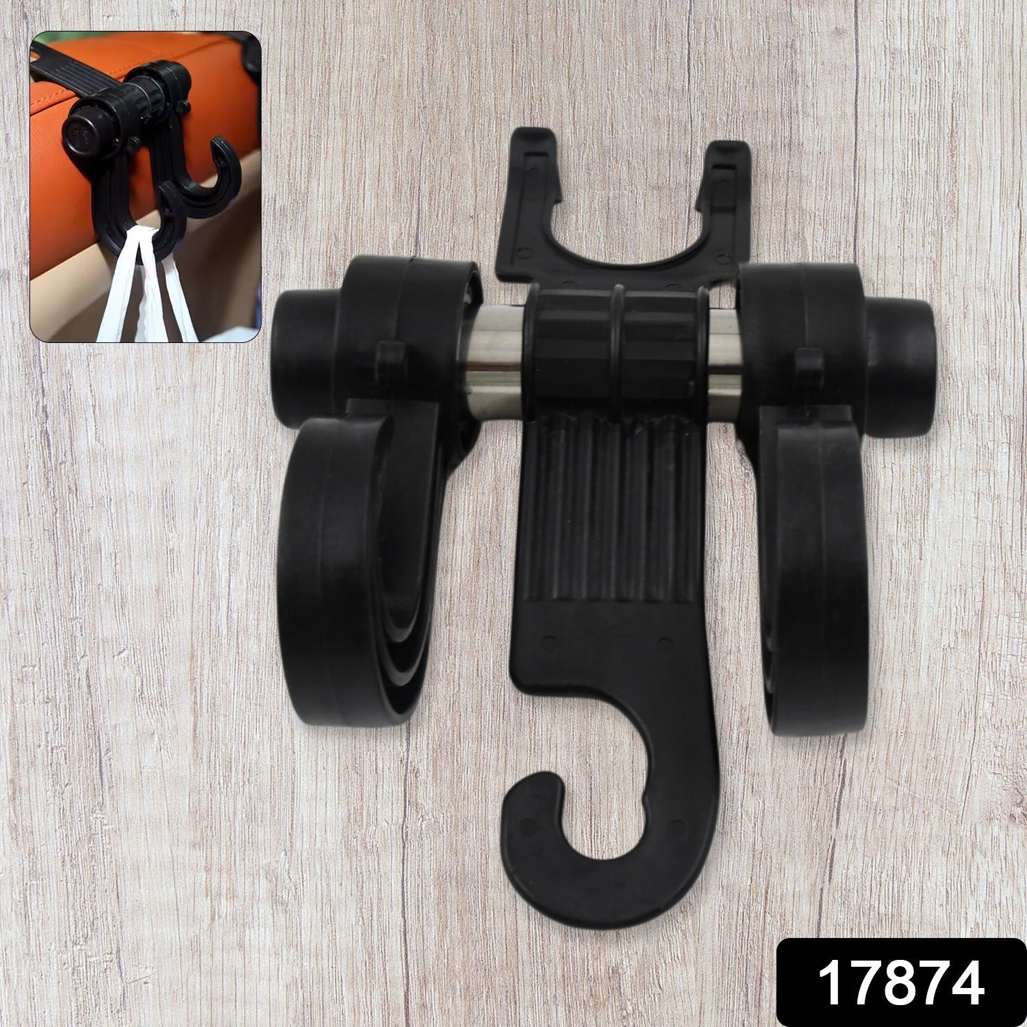 Car Hooks Vehicle Back Seat Hidden Headrest Hanger (1 Pc) - Shivani Jaswal Car Hooks Vehicle Back Seat Hidden Headrest Hanger (1 Pc)