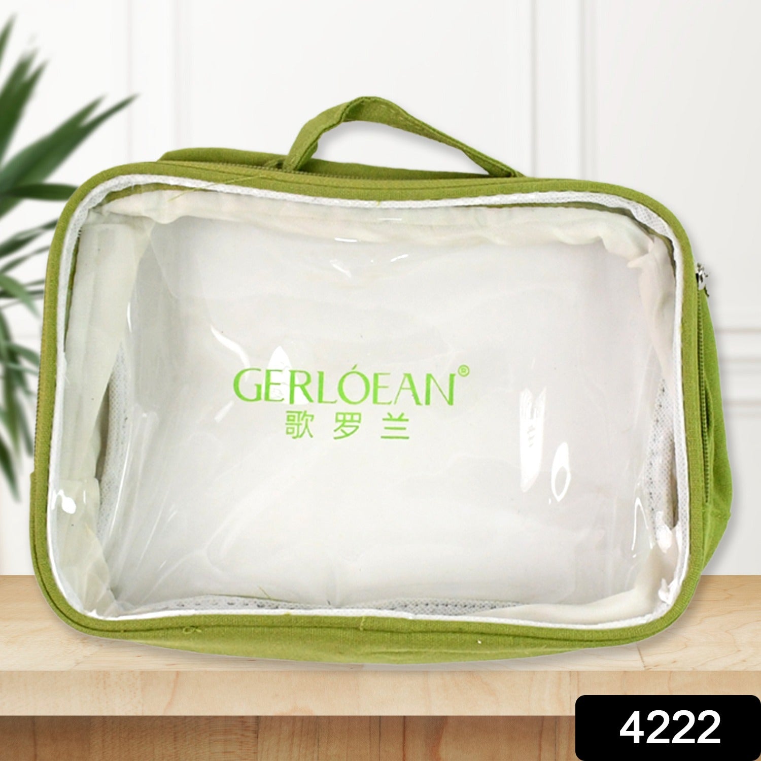 Transparent Zipper Closing Pouch (1 Pc / Big) - Shivani Jaswal Transparent Zipper Closing Pouch (1 Pc / Big)