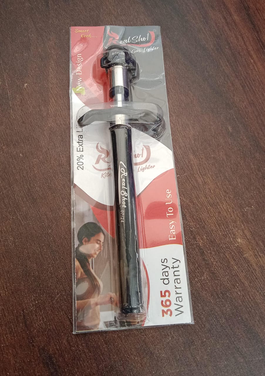 Stainless Steel Kitchen Gas Lighter - Durable, Long-Lasting for Stoves & Restaurants (1pc) - Shivani Jaswal Stainless Steel Kitchen Gas Lighter - Durable, Long-Lasting for Stoves & Restaurants (1pc)