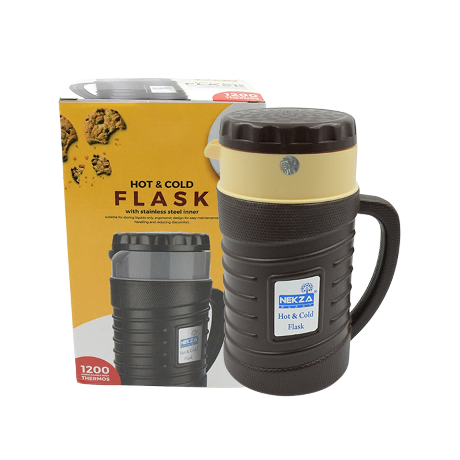 Stainless Steel Thermos Flask (Multiple Sizes): Travel Mug, Coffee, Tea (Leakproof) - Shivani Jaswal Stainless Steel Thermos Flask (Multiple Sizes): Travel Mug, Coffee, Tea (Leakproof)