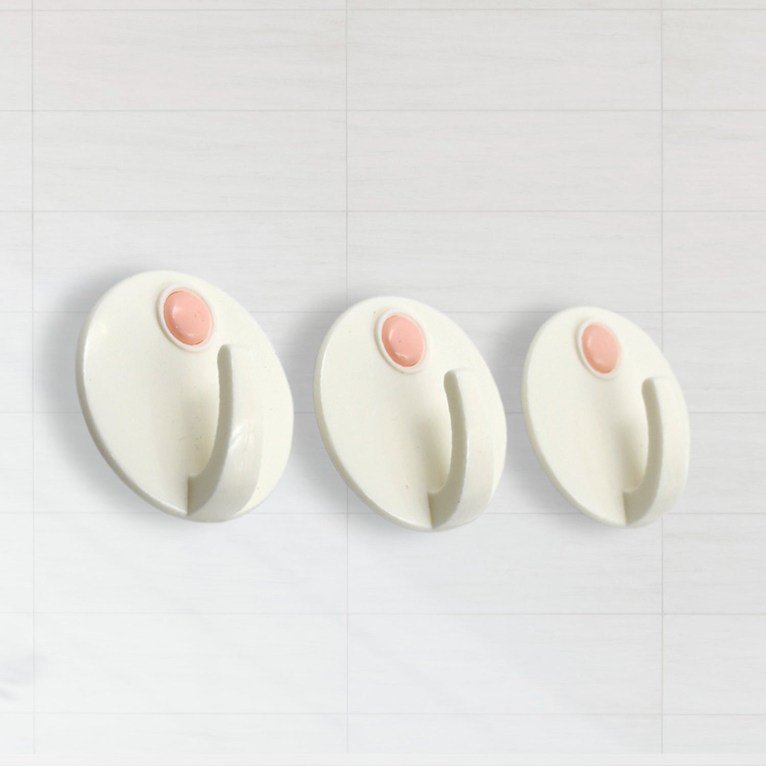 Heavy Duty Self-Adhesive Wall Hooks for Home & Office (3 Pcs Set) - Shivani Jaswal Heavy Duty Self-Adhesive Wall Hooks for Home & Office (3 Pcs Set)