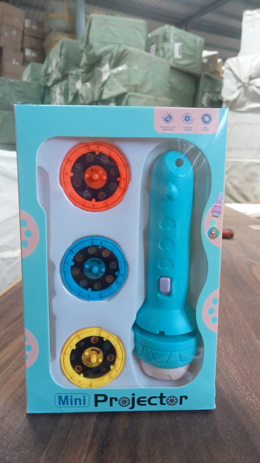 Mini Slide Projector for Kids with 3 Slide and Animated Pattern, Flashlight Torch for Kids, Projector Torch, Educational Learning Toy - Shivani Jaswal Mini Slide Projector for Kids with 3 Slide and Animated Pattern, Flashlight Torch for Kids, Projector Torch, Educational Learning Toy