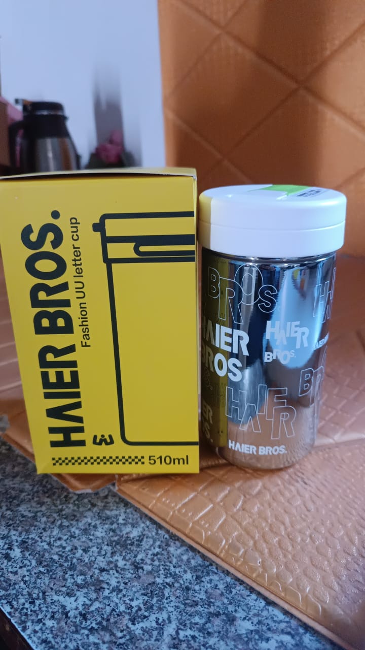 Stainless Steel Tumbler With Lid (510 Ml Approx) - Shivani Jaswal Stainless Steel Tumbler With Lid (510 Ml Approx)