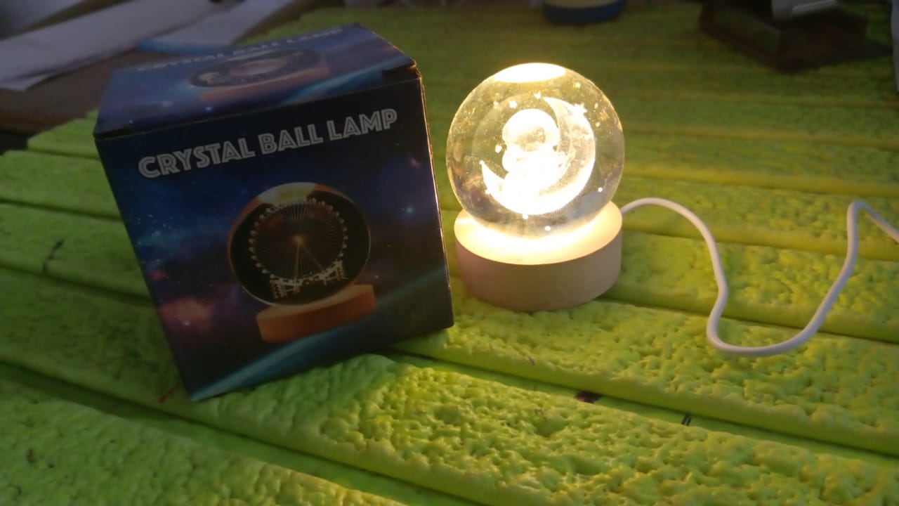 Astronaut Ball Night Light Lamp Decorative Lamp For Living Room Decor (1 Pc) - Shivani Jaswal Astronaut Ball Night Light Lamp Decorative Lamp For Living Room Decor (1 Pc)
