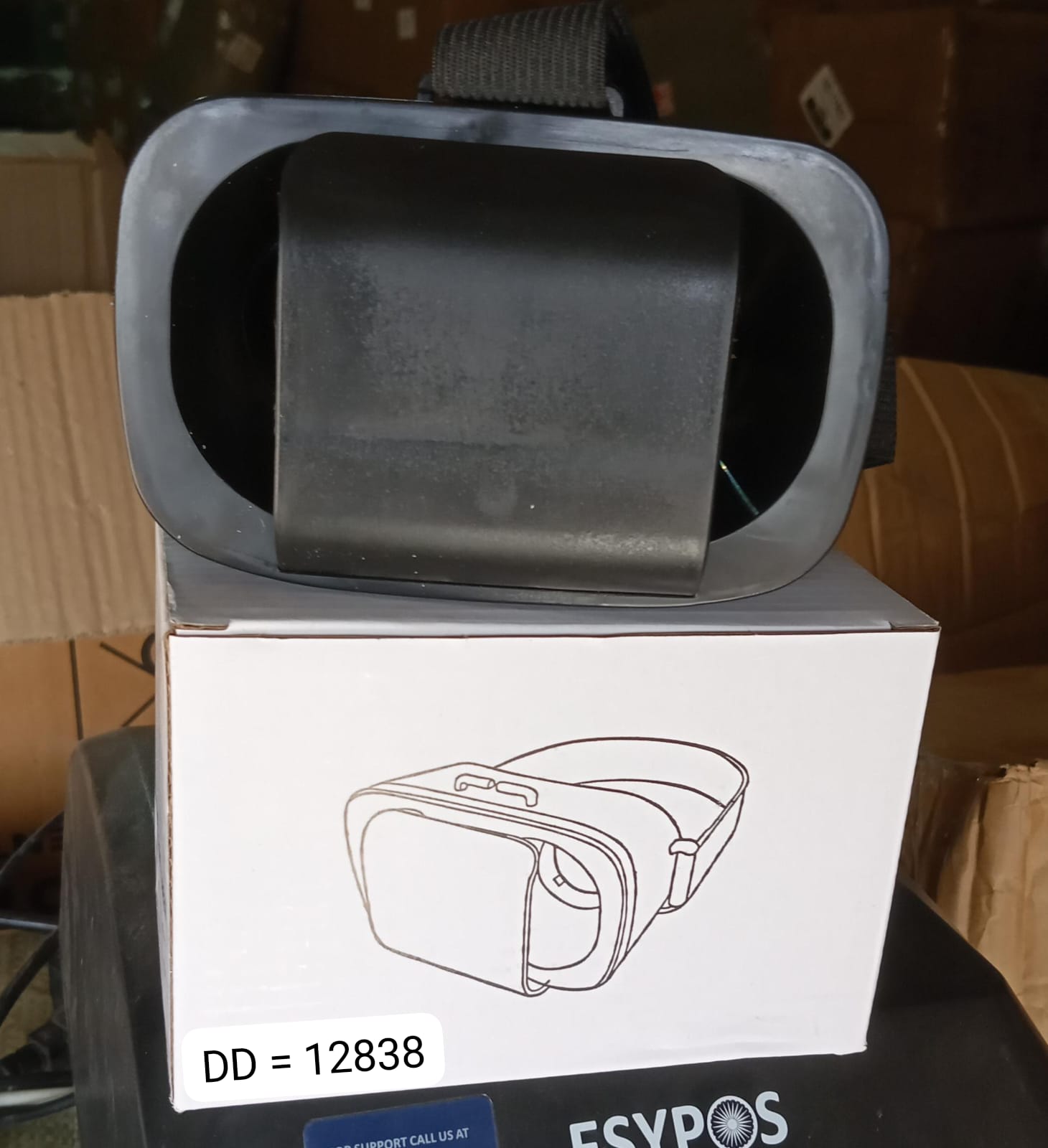 3D VR Glasses Virtual Reality Goggles Headset for All Smartphone VR Goggles-For 3D VR Movies Video Games (1 Pc) - Shivani Jaswal 3D VR Glasses Virtual Reality Goggles Headset for All Smartphone VR Goggles-For 3D VR Movies Video Games (1 Pc)