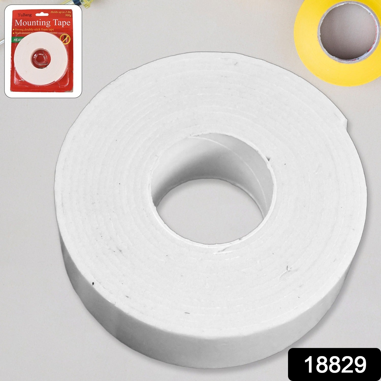 Strong Double Sided Tape Foam Mounting Tape (1 Pc / Big) - Shivani Jaswal Strong Double Sided Tape Foam Mounting Tape (1 Pc / Big)