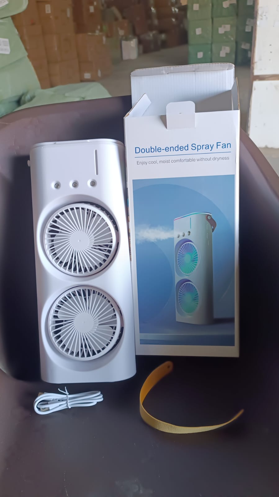 Portable Tower Mist Spray Cooling Fan, Air Cooling Fan (1 Pc) - Shivani Jaswal Portable Tower Mist Spray Cooling Fan, Air Cooling Fan (1 Pc)