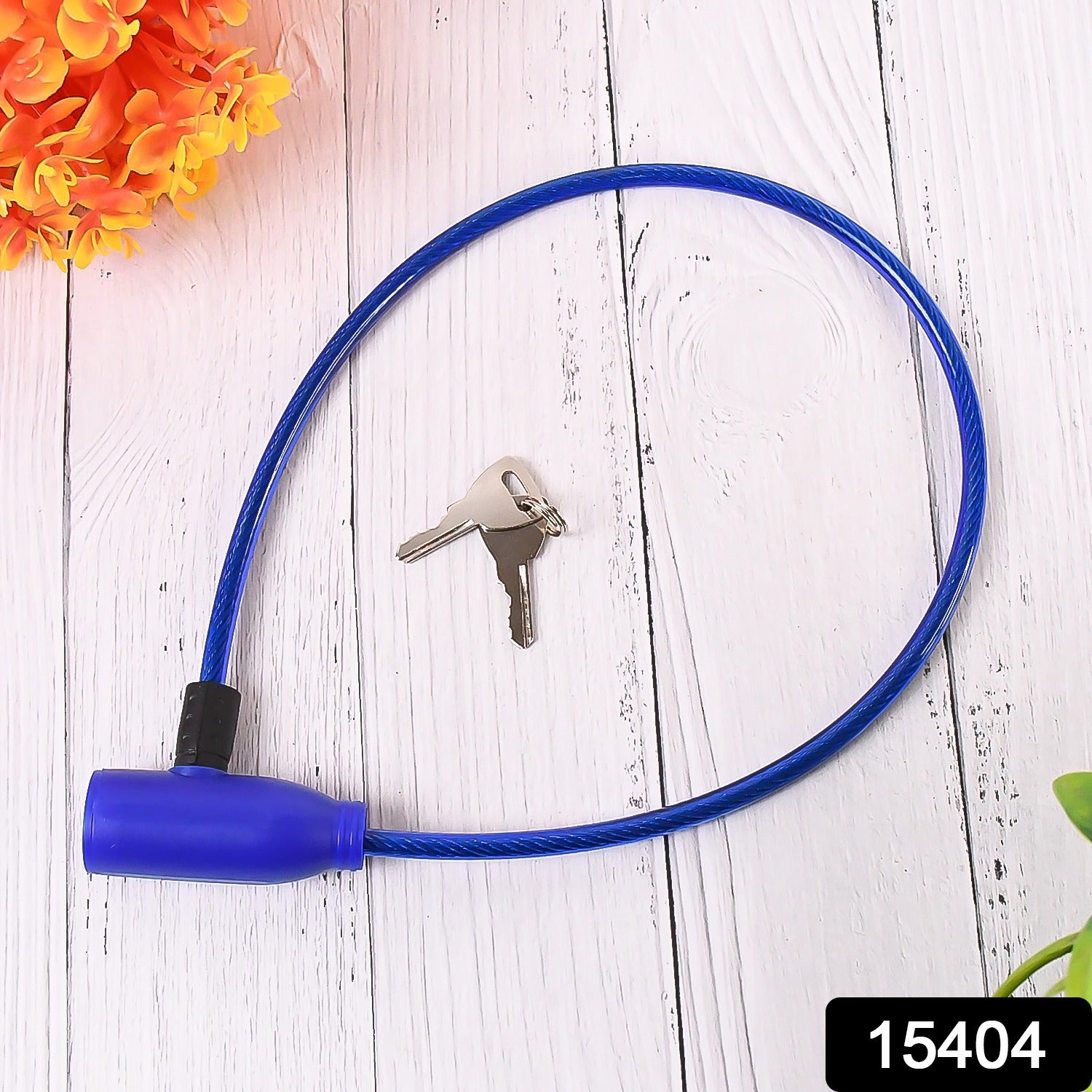 Heavy Duty Multipurpose Steel Cable Safety Lock with 2 Keys (1 Pc) - Shivani Jaswal Heavy Duty Multipurpose Steel Cable Safety Lock with 2 Keys (1 Pc)