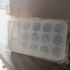 Plastic Egg Storage Container Holder for Refrigerator Egg Tray Holds 15 Eggs (1 Pc)