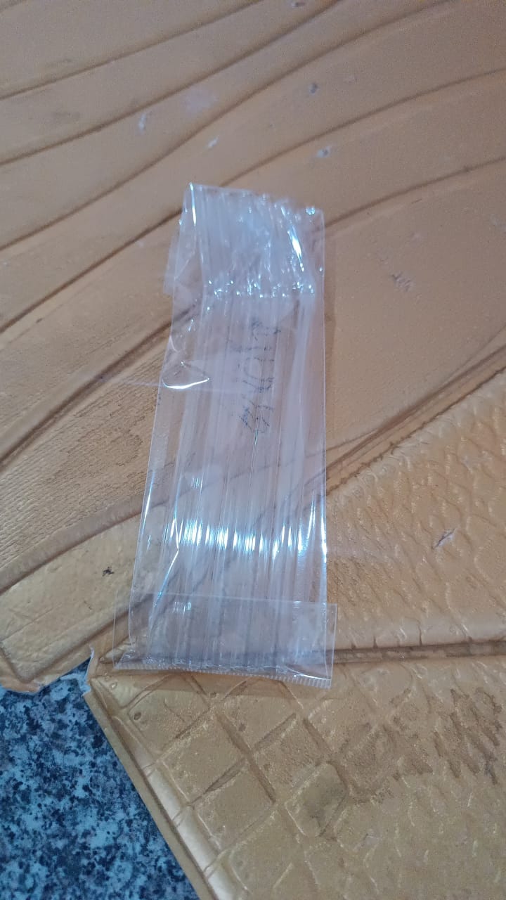 Reusable Glass Straws Clear Glass Drinking Straw 5Pc - Shivani Jaswal Reusable Glass Straws Clear Glass Drinking Straw 5Pc