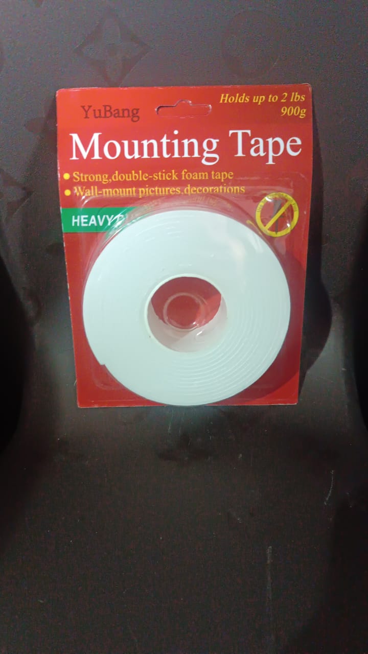Strong Double Sided Tape Foam Mounting Tape (1 Pc / Big) - Shivani Jaswal Strong Double Sided Tape Foam Mounting Tape (1 Pc / Big)