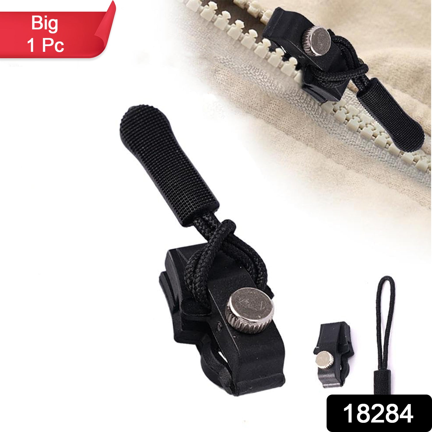 Portable Universal Detachable Zipper Slider (1 Pc / Big) - Shivani Jaswal Portable Universal Detachable Zipper Slider (1 Pc / Big)