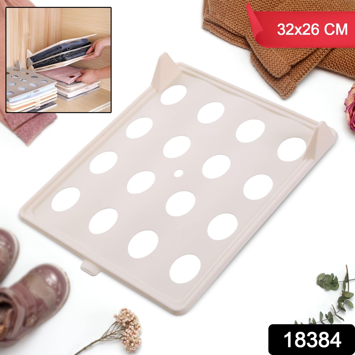 Stackable Shirt Clothes Folding Board (32×26 CM / 1 Pc) - Shivani Jaswal Stackable Shirt Clothes Folding Board (32×26 CM / 1 Pc)