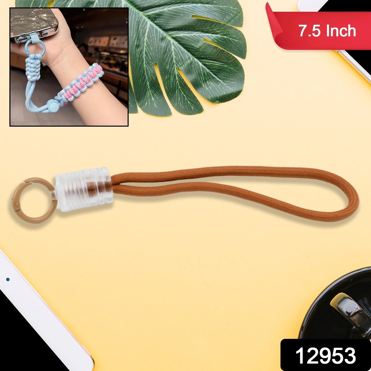 Multipurpose Hand Wrist Strap Lanyardwith Cellphone, Phone Strap (1 Pc / 7.5 Inch / Multicolor) - Shivani Jaswal Multipurpose Hand Wrist Strap Lanyardwith Cellphone, Phone Strap (1 Pc / 7.5 Inch / Multicolor)