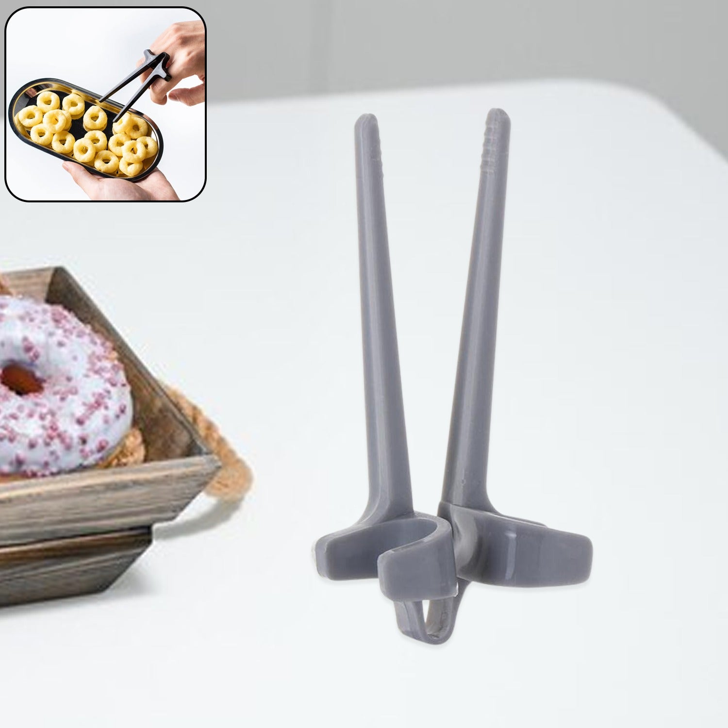 Plastic Finger Chopsticks for Gamers, Snack Clips (1 Pc) - Shivani Jaswal Plastic Finger Chopsticks for Gamers, Snack Clips (1 Pc)
