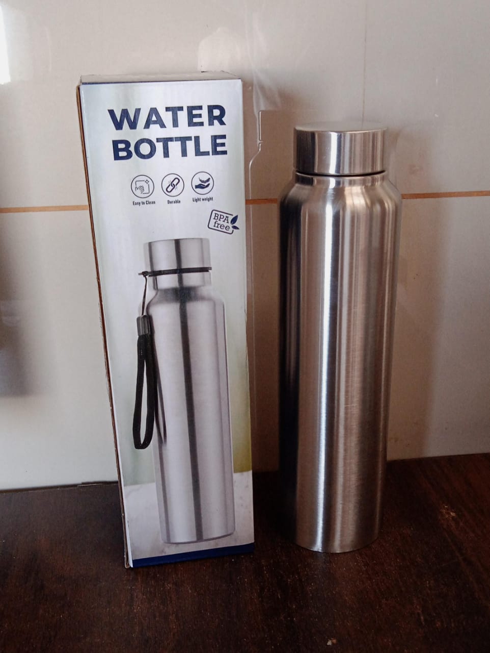 Stainless Steel Vacuum-Insulated Drink Water Bottle (1000 ML) - Shivani Jaswal Stainless Steel Vacuum-Insulated Drink Water Bottle (1000 ML)