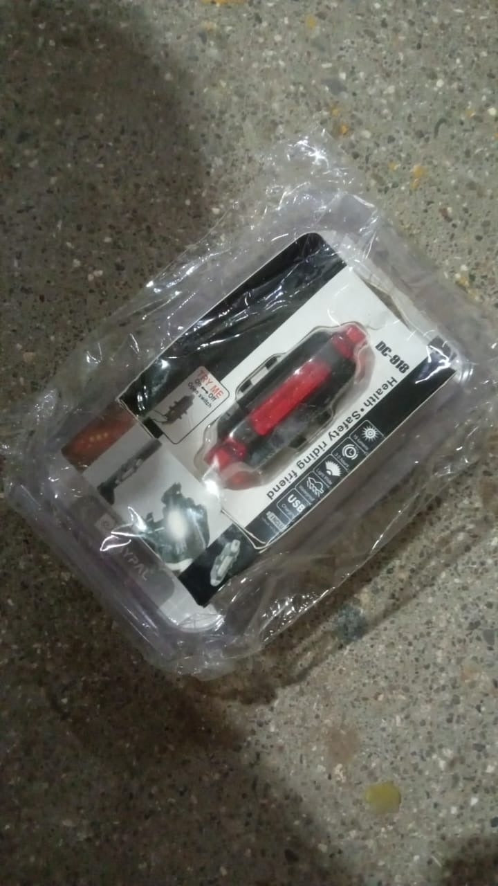 Combo of Bicycle LED USB Rechargeable Head Light and Tail Light (2 Pc Set) - Shivani Jaswal Combo of Bicycle LED USB Rechargeable Head Light and Tail Light (2 Pc Set)