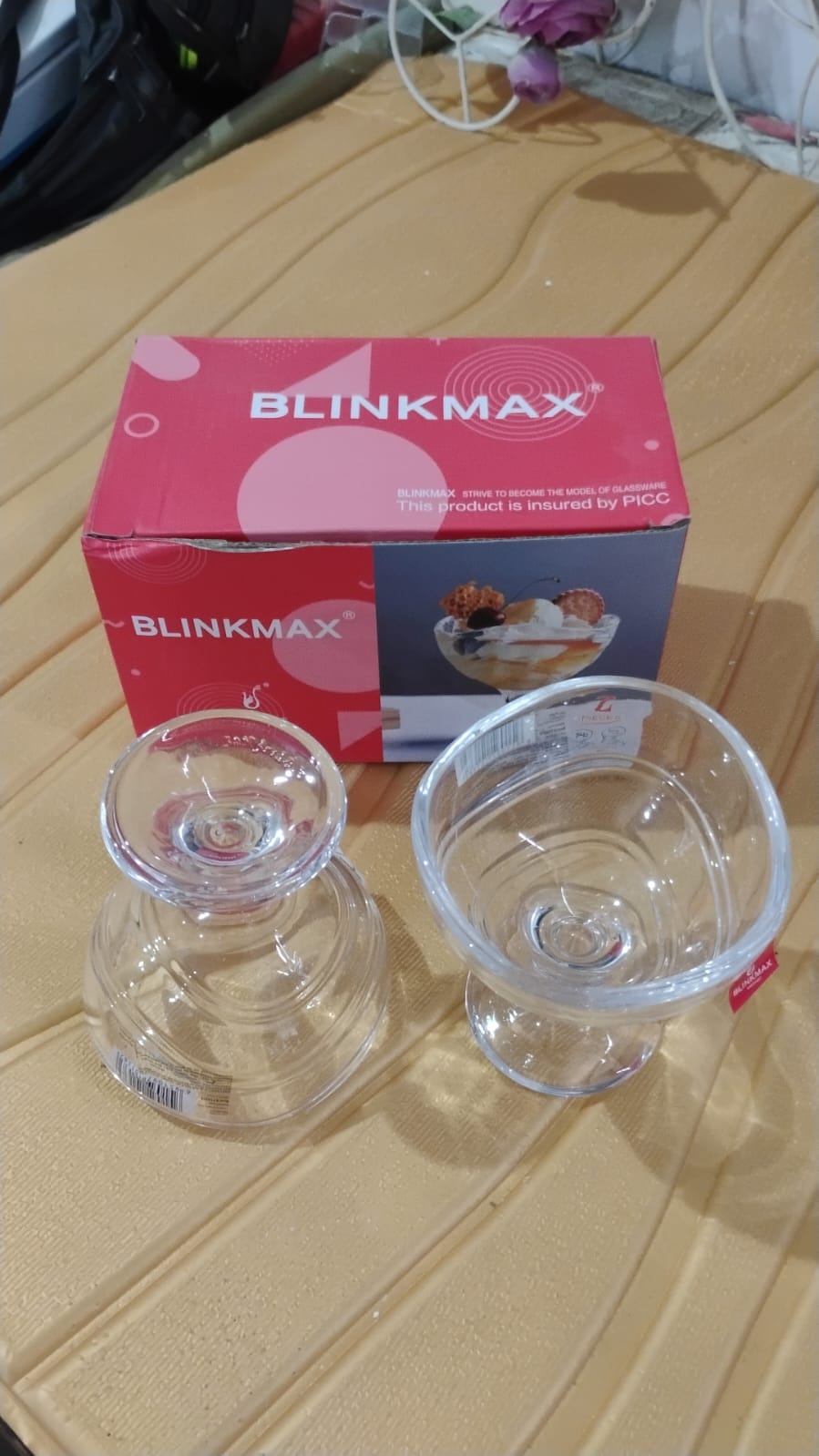 Glass Footed Dessert Bowl, Ice Cream Cup (2 Pcs Set) - Shivani Jaswal Glass Footed Dessert Bowl, Ice Cream Cup (2 Pcs Set)