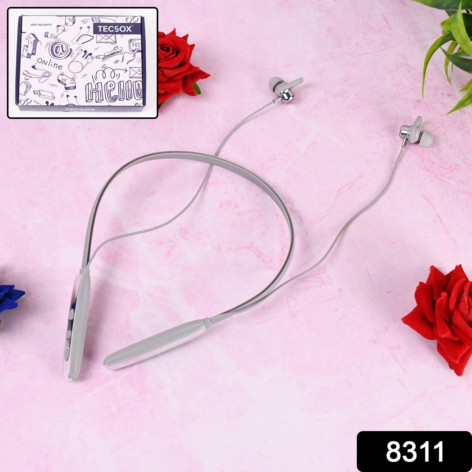 Magnetic ON- OFF Earbuds Neckband Bluetooth (1 Pc / With Color Box & Zipper Plastic Bag) - Shivani Jaswal Magnetic ON- OFF Earbuds Neckband Bluetooth (1 Pc / With Color Box & Zipper Plastic Bag)