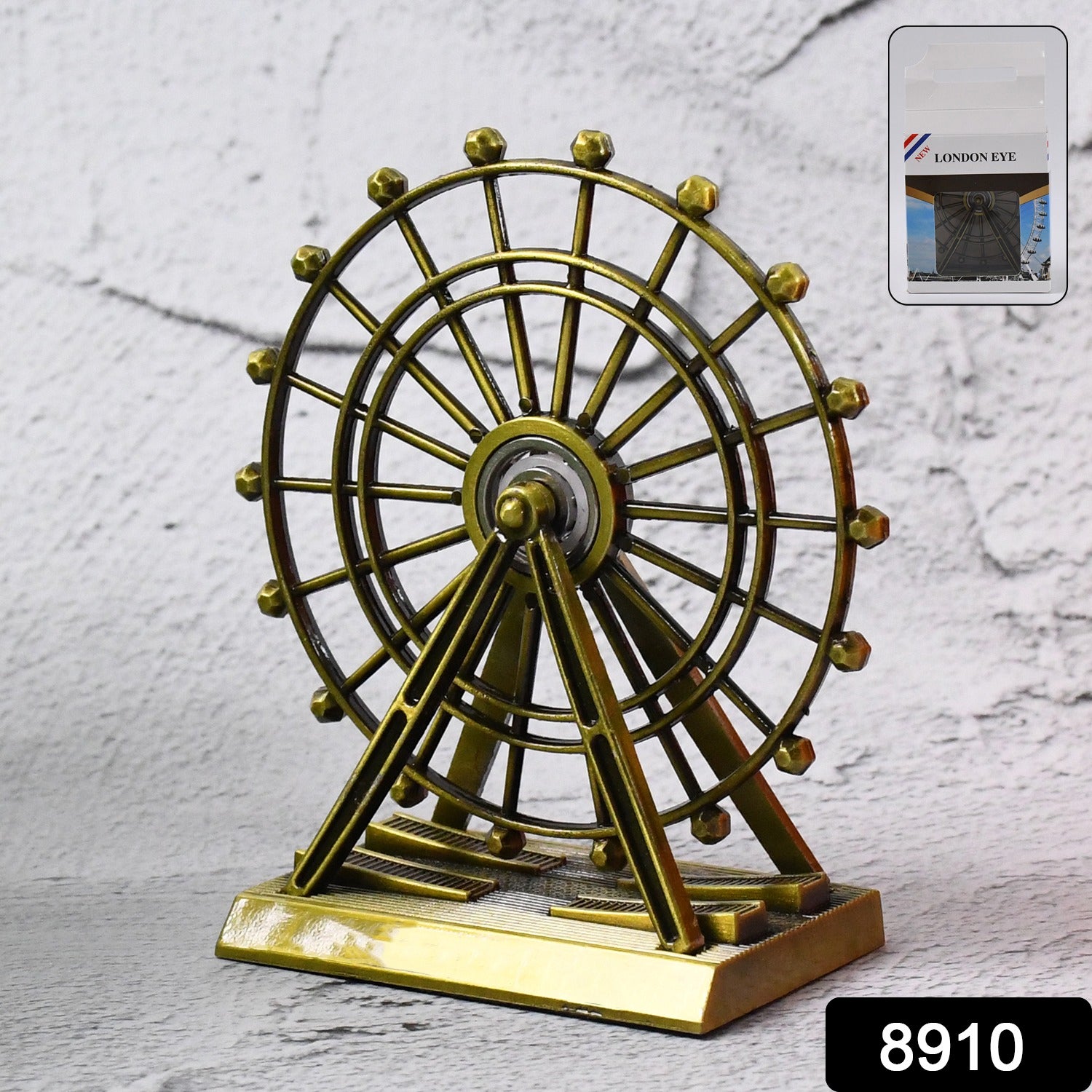 Metal Desktop Table Decoration Cabinet Wheel Tower (1 Pc) - Shivani Jaswal Metal Desktop Table Decoration Cabinet Wheel Tower (1 Pc)