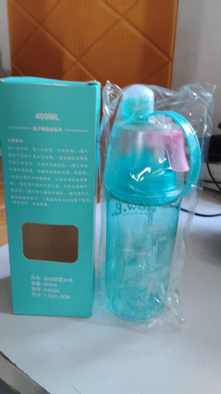 Plastic 2 In 1 Mist Spray Water Bottle (Multicolor / 400 ML / 1 Pc) - Shivani Jaswal Plastic 2 In 1 Mist Spray Water Bottle (Multicolor / 400 ML / 1 Pc)
