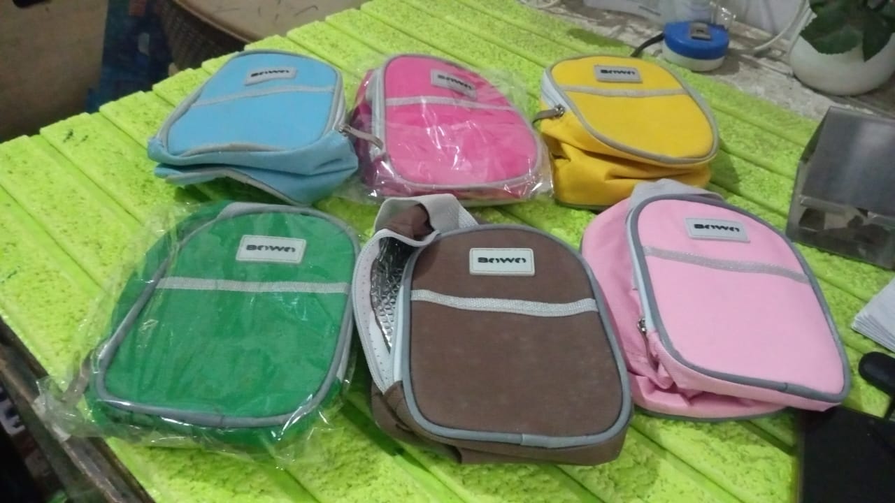 Mini Thermal Bag, insulated Lunch Bag (1 Pc / Mix Color) - Shivani Jaswal Mini Thermal Bag, insulated Lunch Bag (1 Pc / Mix Color)