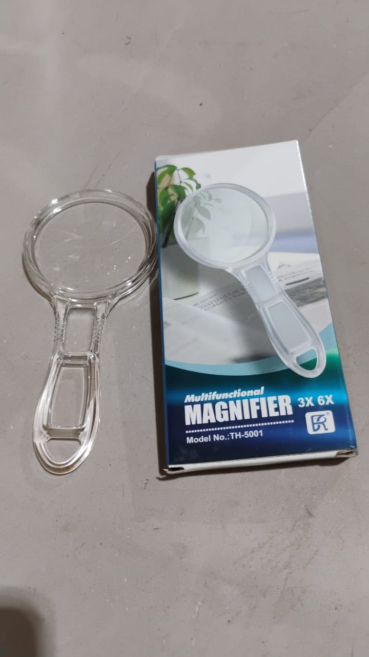 Handheld Plastic Magnifying Glasses (1 Pc / 55 MM) - Shivani Jaswal Handheld Plastic Magnifying Glasses (1 Pc / 55 MM)