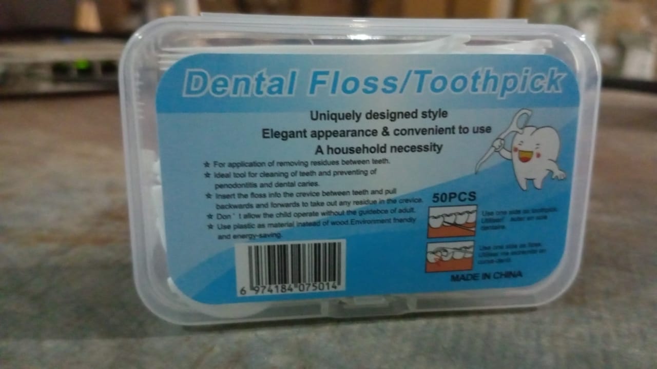 2 In 1 Tooth Picks Flosses / Sticks, Portable Toothpicks (50 Pc Set) - Shivani Jaswal 2 In 1 Tooth Picks Flosses / Sticks, Portable Toothpicks (50 Pc Set)