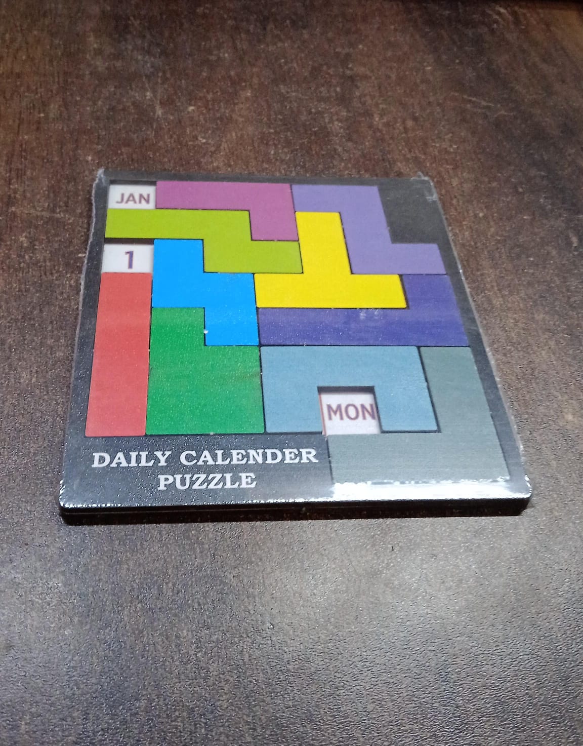 Wooden Daily Calendar Puzzle (Multicolor / 1 Set) - Shivani Jaswal Wooden Daily Calendar Puzzle (Multicolor / 1 Set)