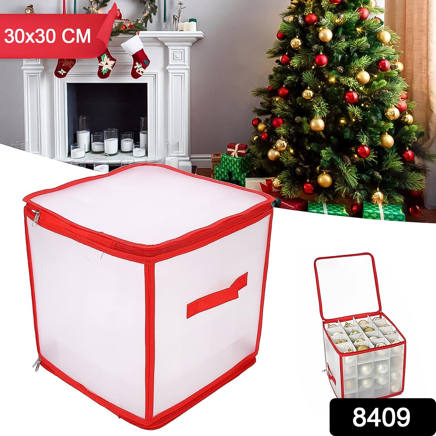 Storage Box Transparent PVC Zipper Sealed Lasting Sock Organizer with Compartment (30×30 CM / Inside Cardboard sheet) - Shivani Jaswal Storage Box Transparent PVC Zipper Sealed Lasting Sock Organizer with Compartment (30×30 CM / Inside Cardboard sheet)