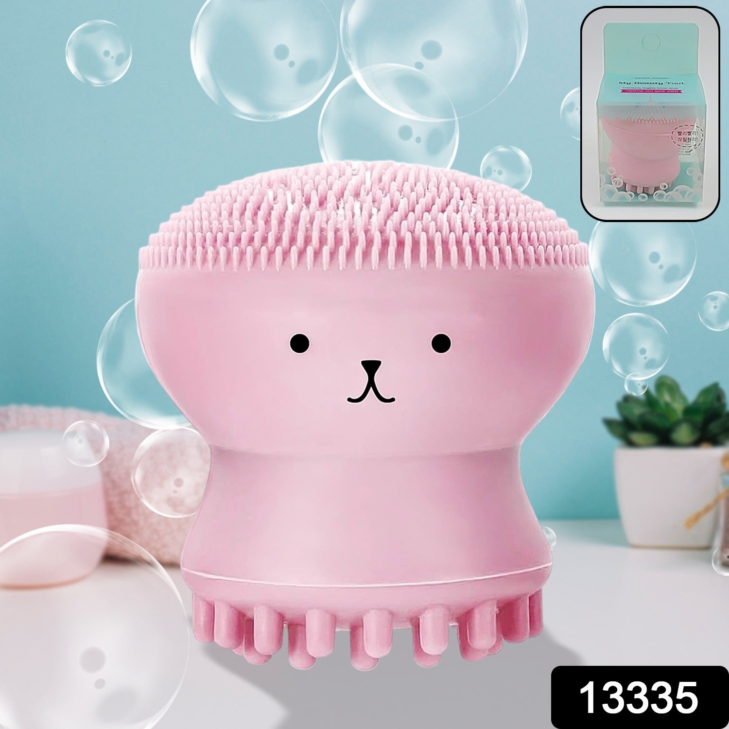 Cute Octopus Shape Silicone Face Scrubber Massager (1 Pc) - Shivani Jaswal Cute Octopus Shape Silicone Face Scrubber Massager (1 Pc)