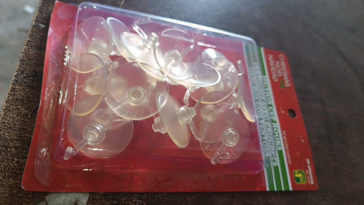Transparent Rubber Vacuum Sucker, Suction Cup Hooks (18 Pcs Set) - Shivani Jaswal Transparent Rubber Vacuum Sucker, Suction Cup Hooks (18 Pcs Set)