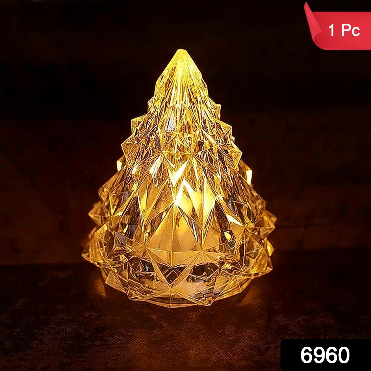 Iceberg / Pyramid Candlelight Tea Light (1 Pc) - Shivani Jaswal Iceberg / Pyramid Candlelight Tea Light (1 Pc)