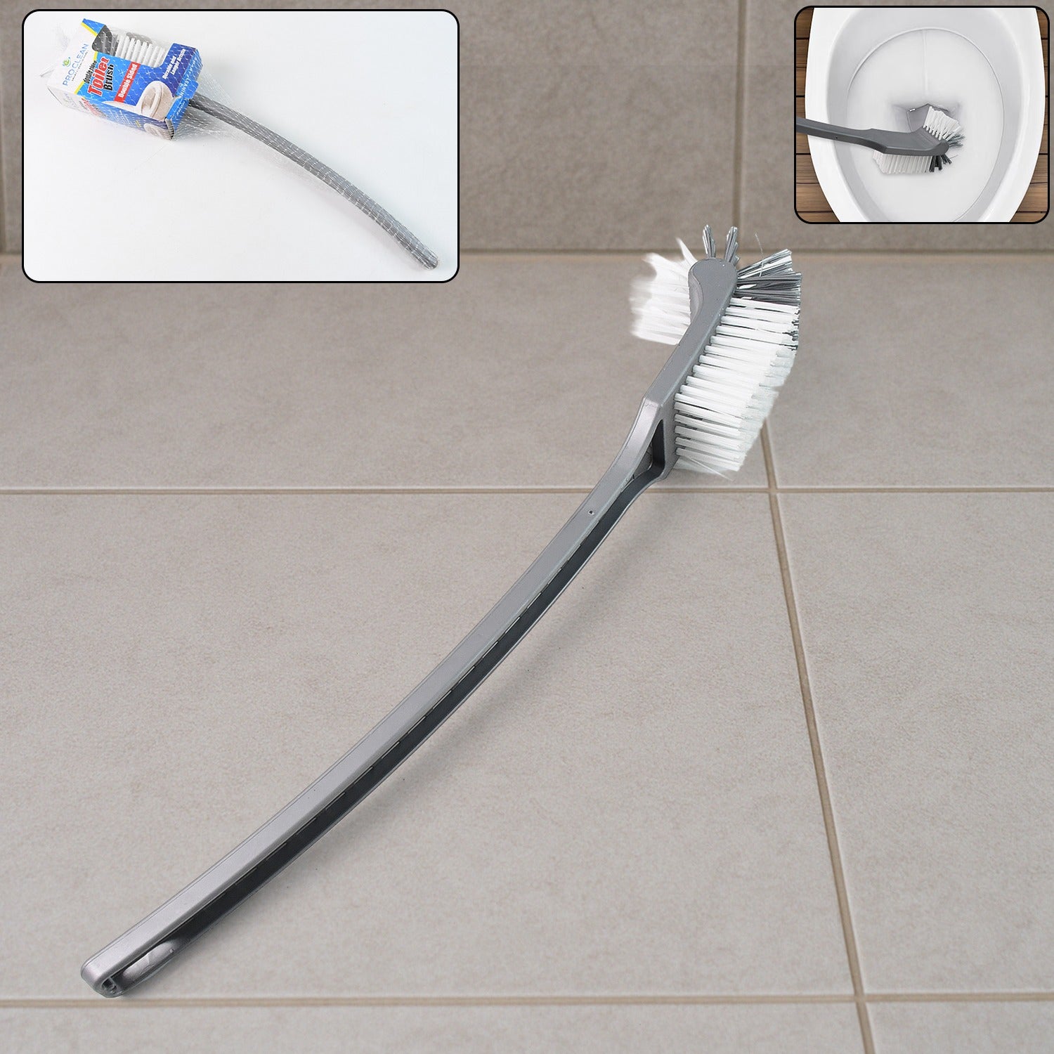 Pro Clean Long Handle Toilet Cleaning Brush (1 Pc) - Shivani Jaswal Pro Clean Long Handle Toilet Cleaning Brush (1 Pc)