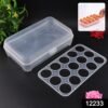 Plastic Egg Storage Container Holder for Refrigerator Egg Tray Holds 15 Eggs (1 Pc)