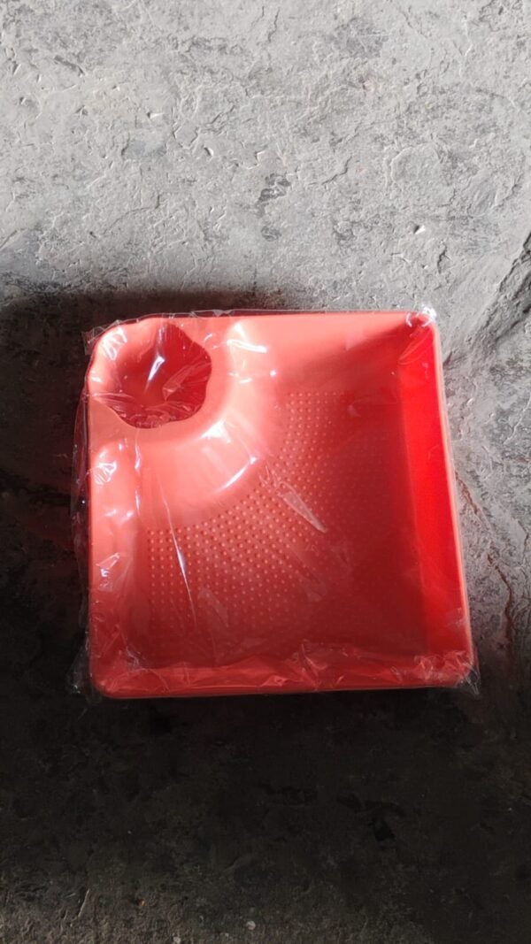 Plastic Plates with Dipping Saucer & Round Dip Part (1 Pc / 18Ã—16 Cm / 1 Pc)