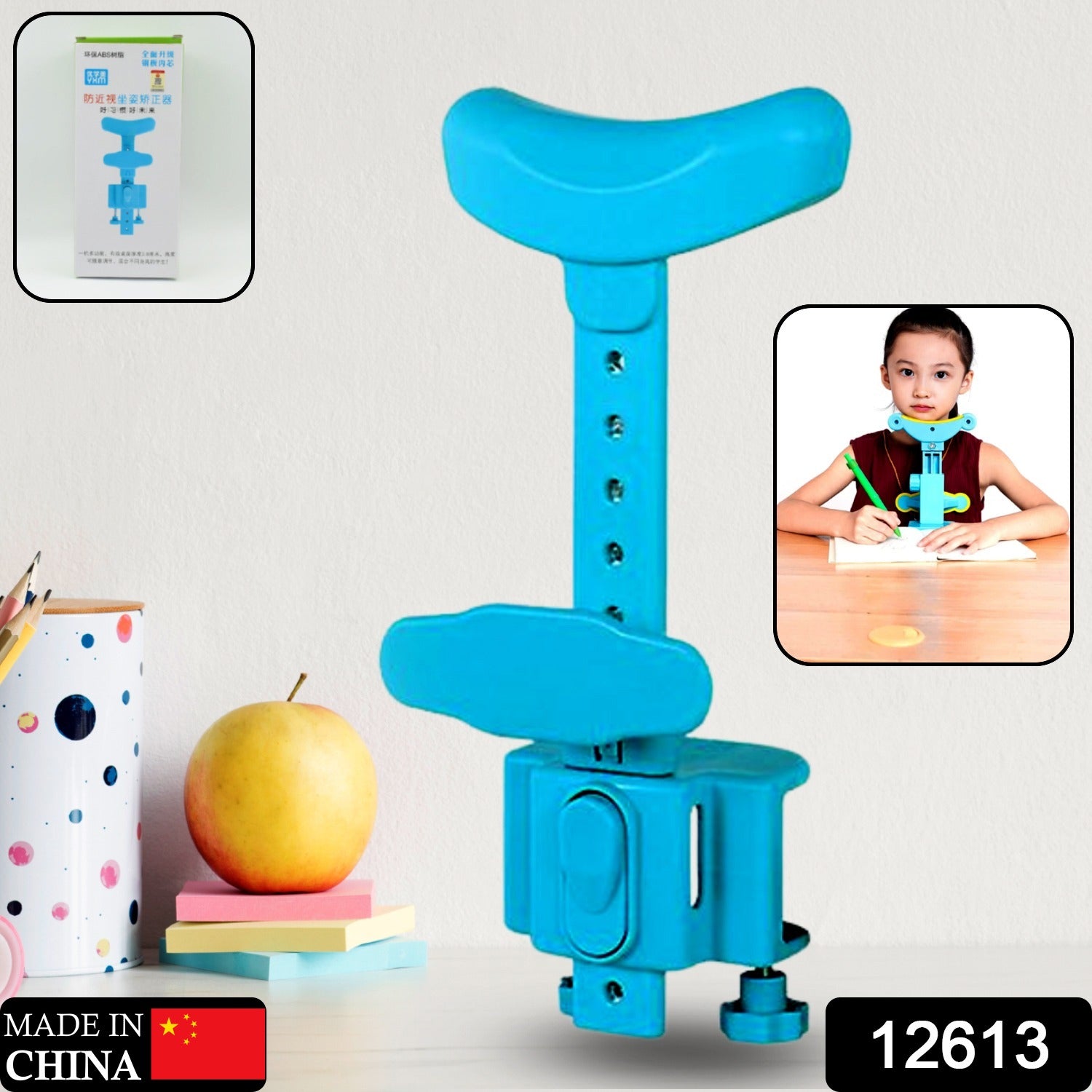 Student Sitting Posture Corrector Child Protector, Kids Sitting Posture Corrector for Reading Writing Adjustable Sitting Support Brace Eye Protection, School Gifts (1 Pc) - Shivani Jaswal Student Sitting Posture Corrector Child Protector, Kids Sitting Posture Corrector for Reading Writing Adjustable Sitting Support Brace Eye Protection, School Gifts (1 Pc)