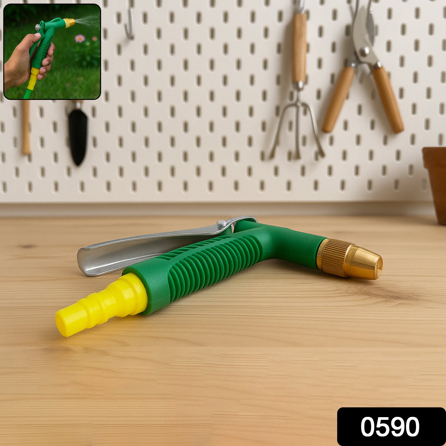 Durable Hose Nozzle Water Lever Spray Gun - Shivani Jaswal Durable Hose Nozzle Water Lever Spray Gun