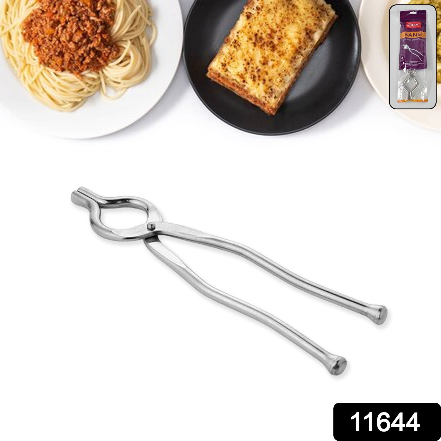 Apex Full Round Sansi – Heavy-Duty Stainless Steel Pakkad | Strong Grip (1 Pc) - Shivani Jaswal Apex Full Round Sansi – Heavy-Duty Stainless Steel Pakkad | Strong Grip (1 Pc)