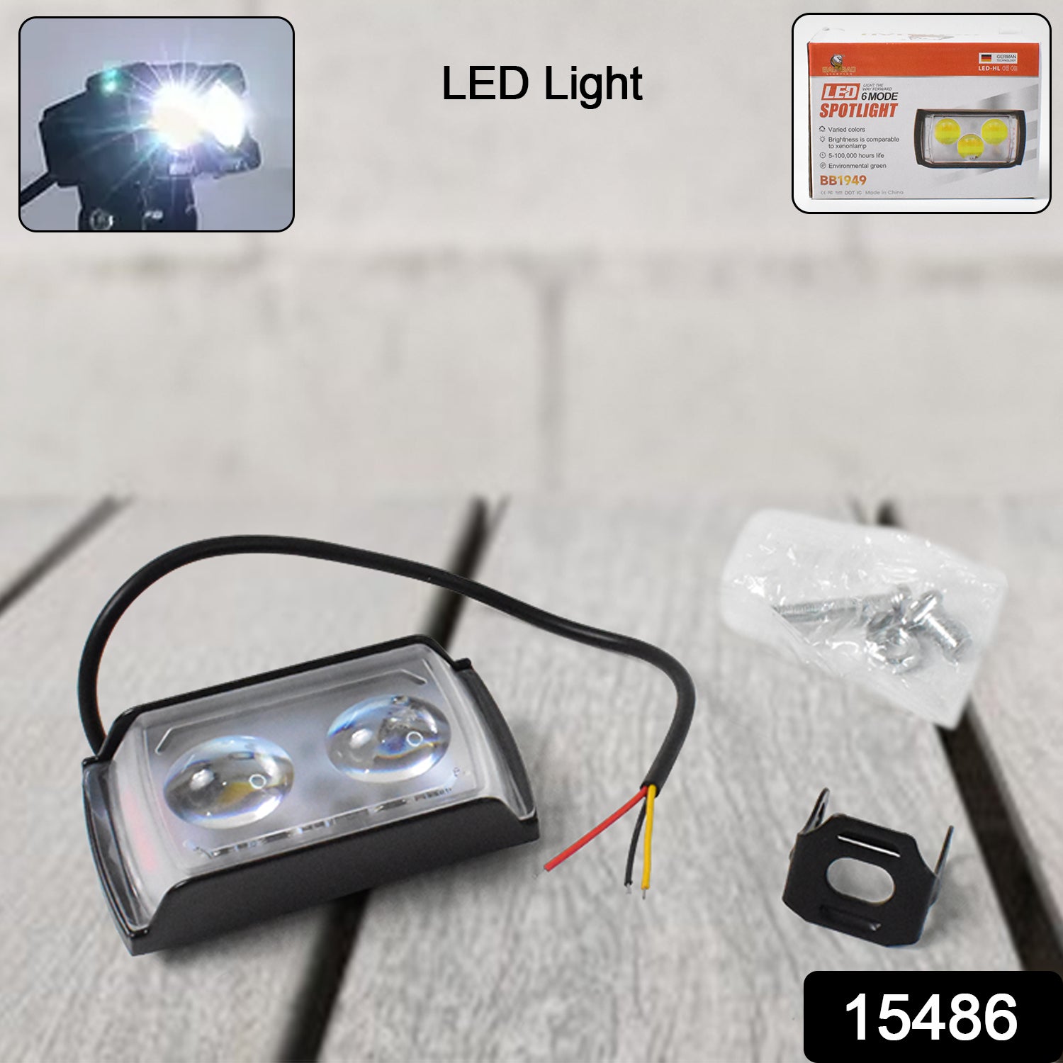 6 Mode LED Spotlight Universal Ultra Mini Double Lens Fog Light (1 Pc) - Shivani Jaswal 6 Mode LED Spotlight Universal Ultra Mini Double Lens Fog Light (1 Pc)
