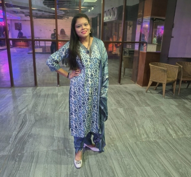 Vidhi Gupta, MBA graduate turned homemaker, embracing motherhood and family life with balance, strength, and love.