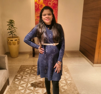 Vidhi Gupta, MBA graduate turned homemaker, embracing motherhood and family life with balance, strength, and love.