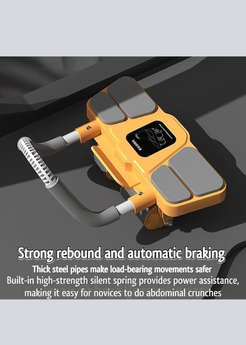 Abdominal Roller with Elbow Support & Auto Rebound - Shivani Jaswal Abdominal Roller with Elbow Support