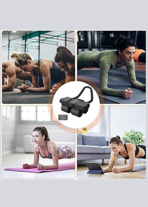 Abdominal Roller with Elbow Support & Auto Rebound - Shivani Jaswal Abdominal Roller with Elbow Support