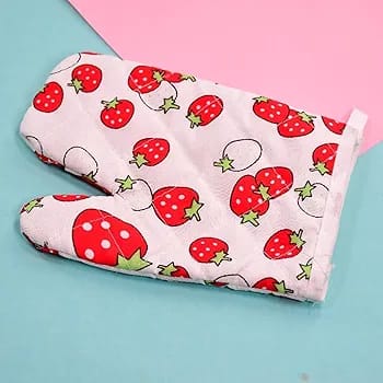 Designer Multicoloured Oven Mitt and Pot Holder Set - Shivani Jaswal Oven Mitt and Pot Holder