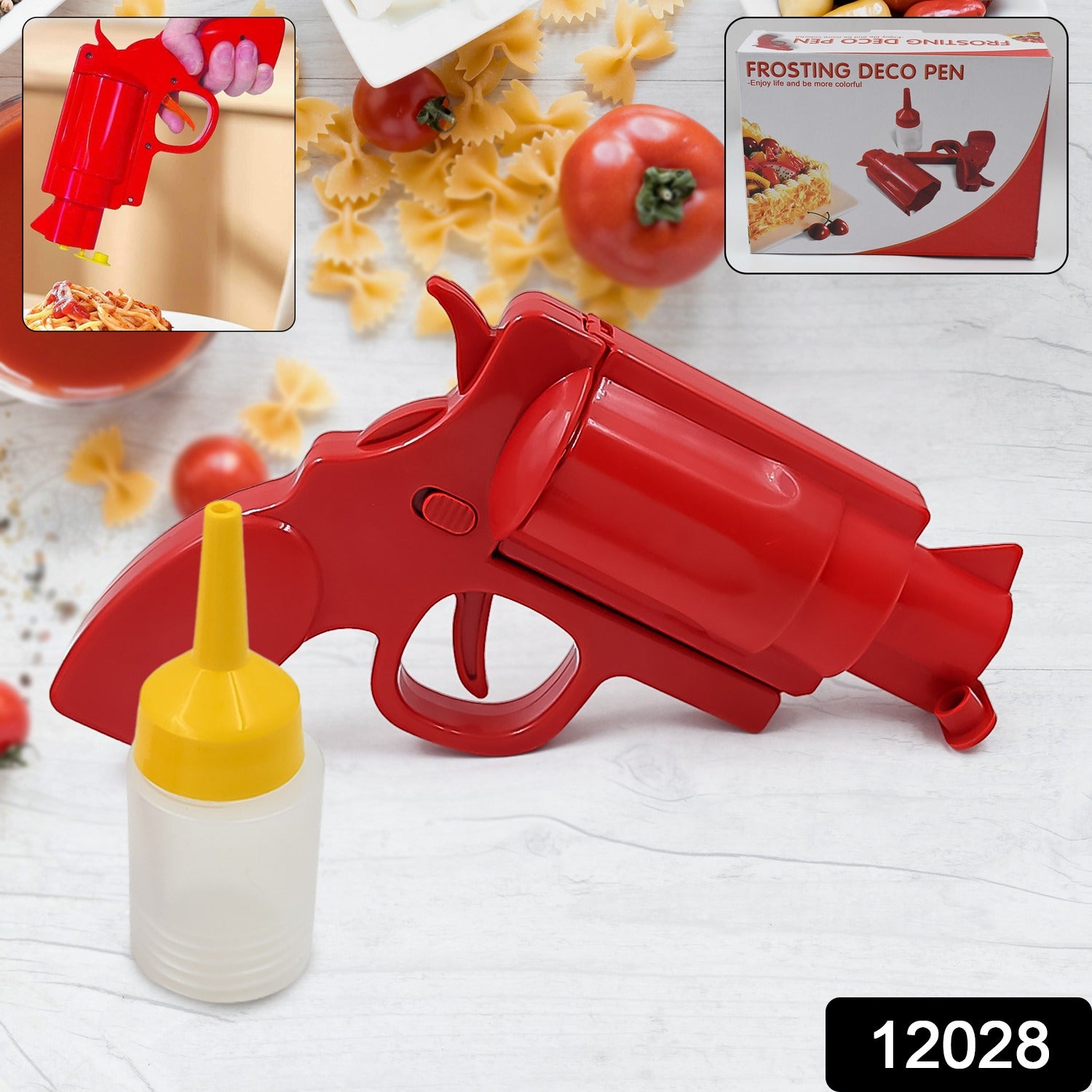 Ketchup Dispenser Mustard Bottle Gun (1 Pc) - Shivani Jaswal Ketchup Dispenser Mustard Bottle Gun (1 Pc)