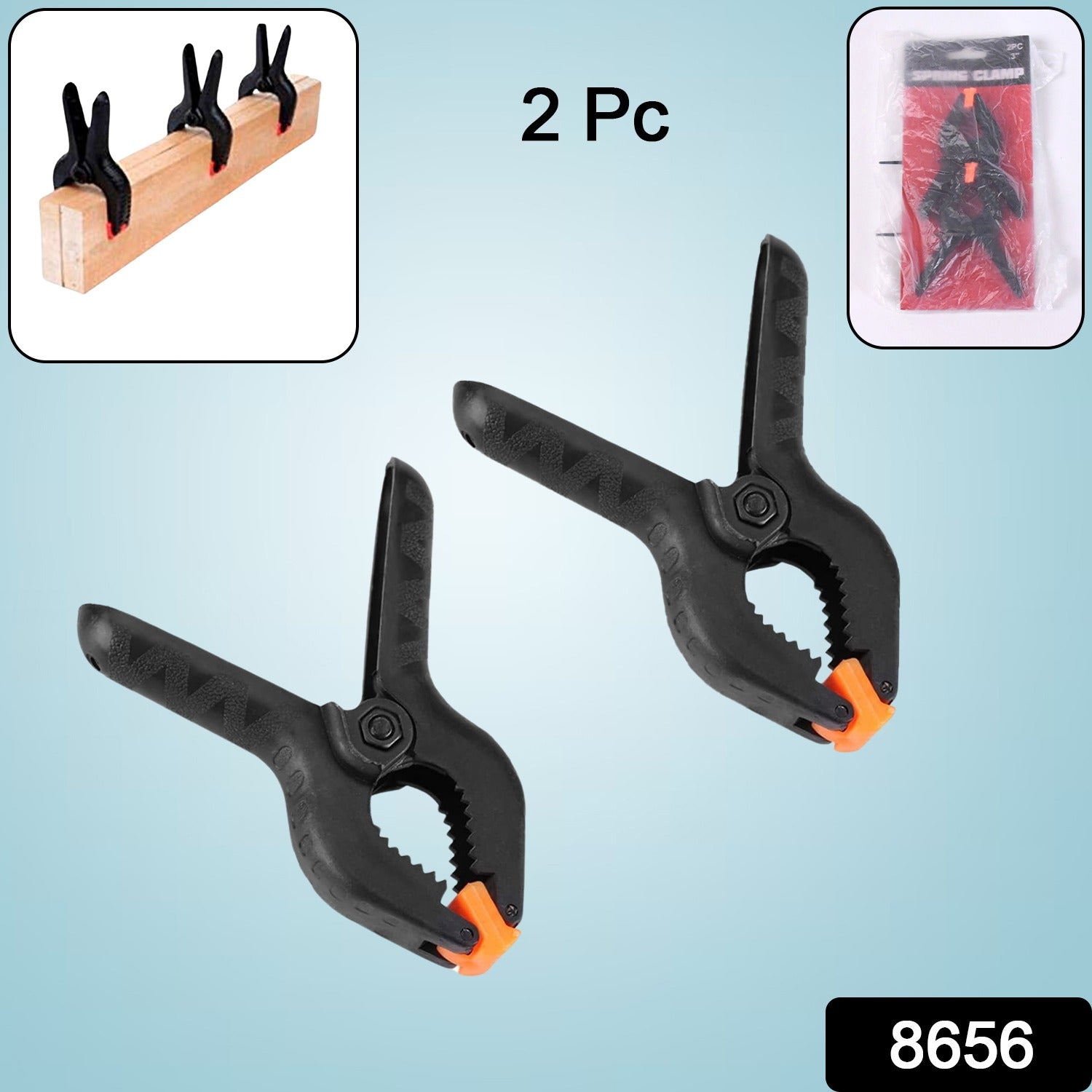 3 inch Heavy Duty Clips Clamp Spring Clamps Clip Fixture (2 Pc Set) - Shivani Jaswal 3 inch Heavy Duty Clips Clamp Spring Clamps Clip Fixture (2 Pc Set)