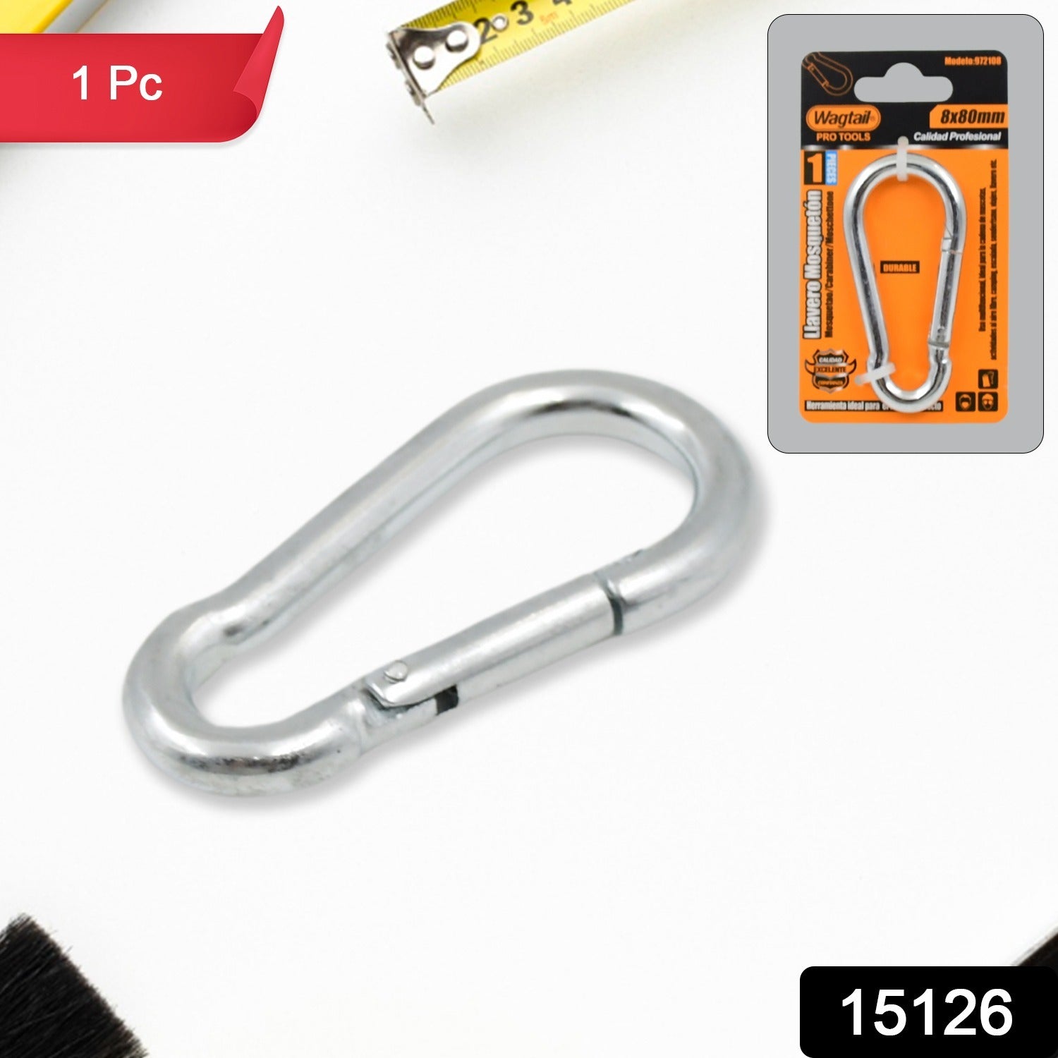 Stainless Steel Snap Hook (8×80 MM / 1 Pc) - Shivani Jaswal Stainless Steel Snap Hook (8×80 MM / 1 Pc)