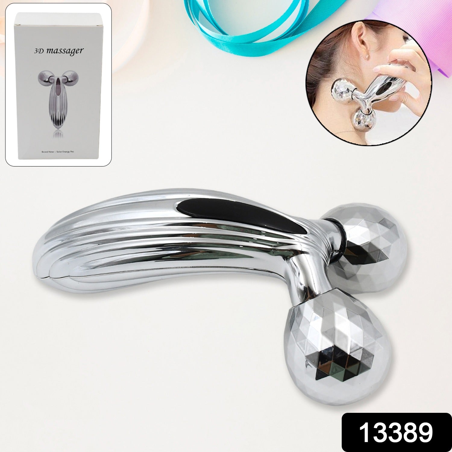 3D Manual Face Roller Massager (1 Pc) - Shivani Jaswal 3D Manual Face Roller Massager (1 Pc)