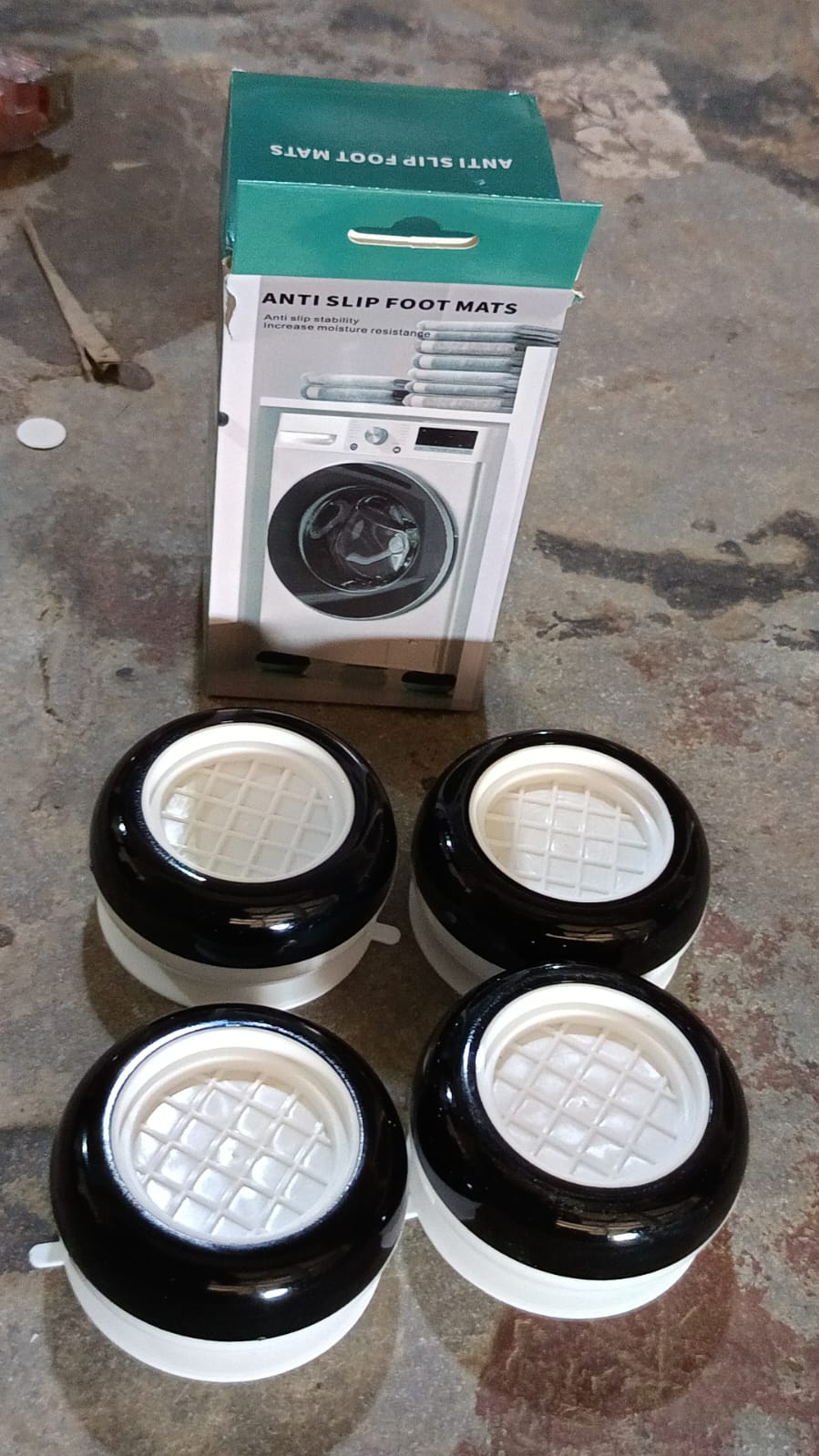 Anti Vibration Pads for Washing Machine, Washing Machine Base Foot Pads Non Slip Heighten Shock and Noise Cancelling Base Pads (4 pcs Set) - Shivani Jaswal Anti Vibration Pads for Washing Machine, Washing Machine Base Foot Pads Non Slip Heighten Shock and Noise Cancelling Base Pads (4 pcs Set)